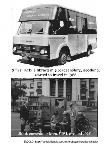 A mobile library - Scotland, Book caravan in Iowa - USA.jpg